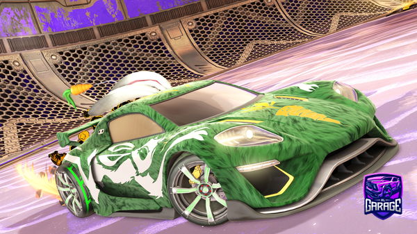 A Rocket League car design from SaintePizza