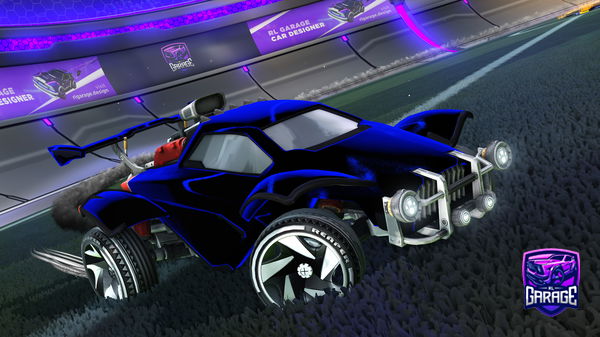 A Rocket League car design from jackedpotato