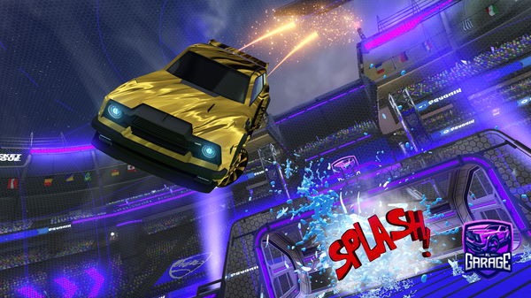 A Rocket League car design from OpaMahmoet