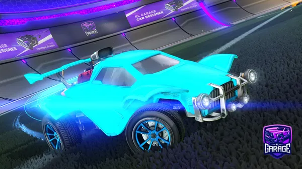 A Rocket League car design from Dxrkrl1