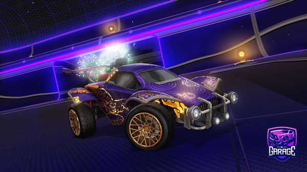 A Rocket League car design from FiXX_GOLDEN