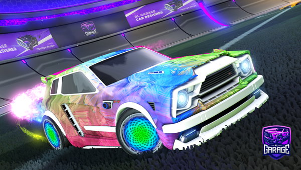 A Rocket League car design from godyatto