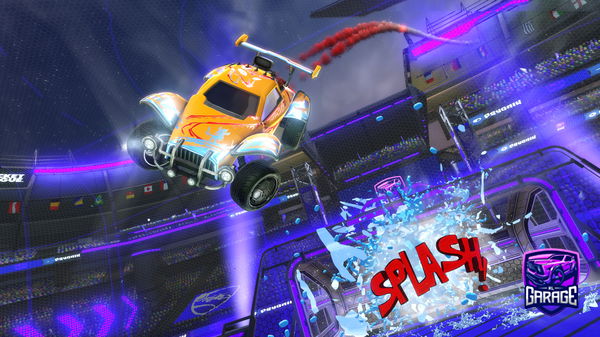 A Rocket League car design from senseiajay