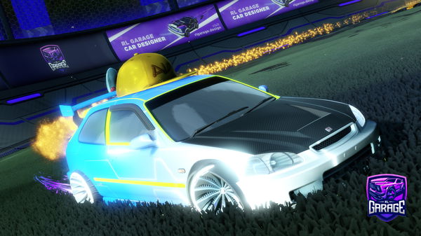 A Rocket League car design from VelocityTV