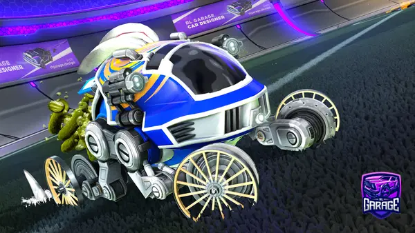 A Rocket League car design from SlowBathroom