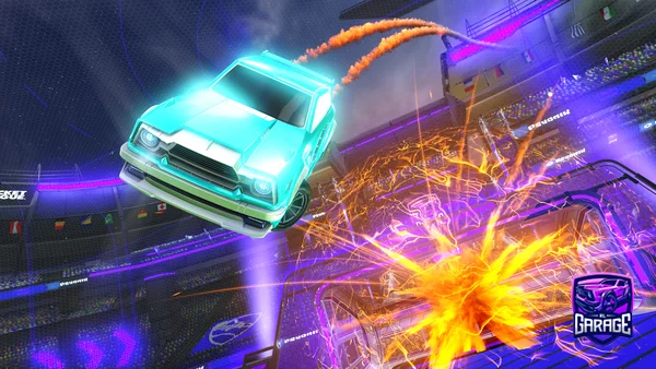 A Rocket League car design from Rerrfderr
