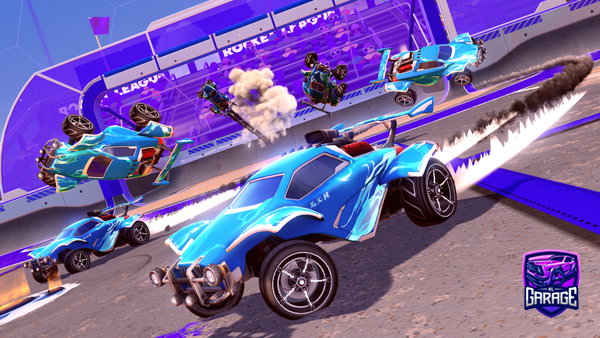 A Rocket League car design from Mxdnxght