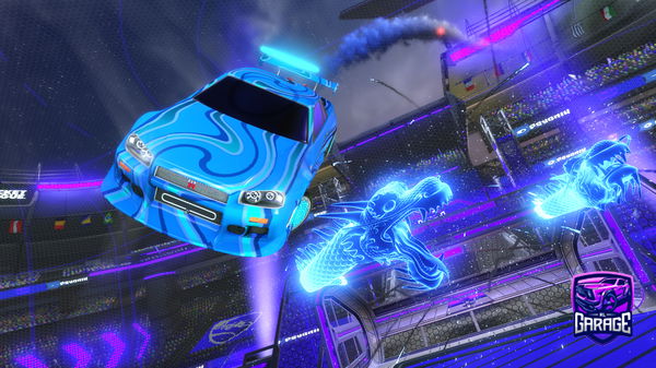 A Rocket League car design from Hg11