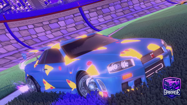 A Rocket League car design from HUGOHuGo800