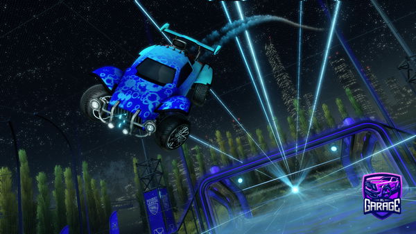 A Rocket League car design from PWR-UK