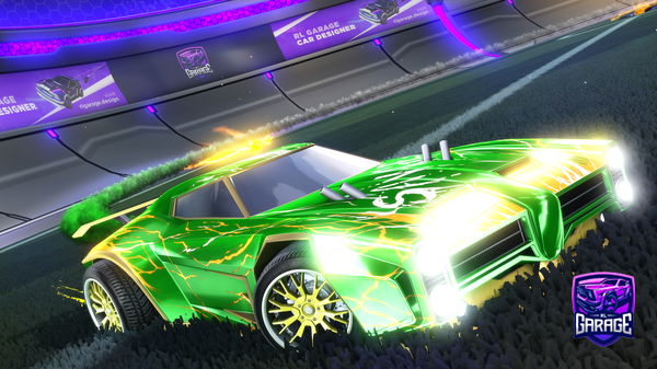 A Rocket League car design from KTPKlipz