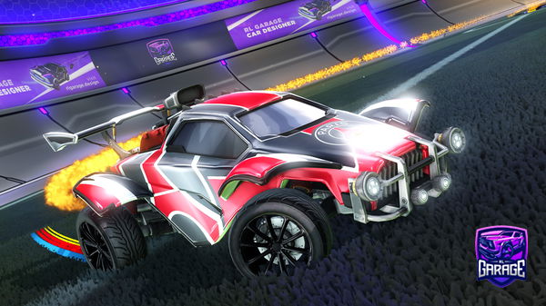 A Rocket League car design from GOGOEH