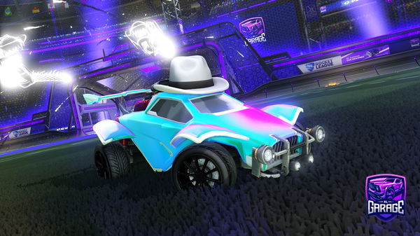 A Rocket League car design from Waffled