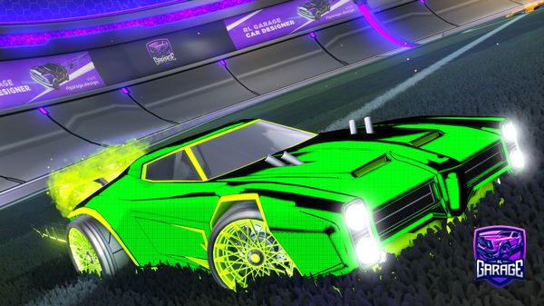 A Rocket League car design from Ghostly_Guner24