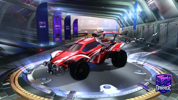 A Rocket League car design from blvto