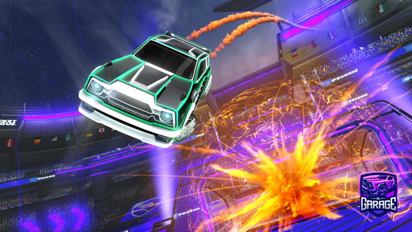 A Rocket League car design from Asilbzdg