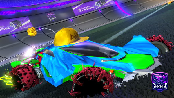 A Rocket League car design from Double_A_battery96