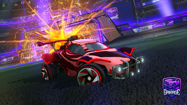 A Rocket League car design from Cryptiksz