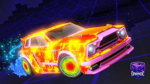 A Rocket League car design from miou009