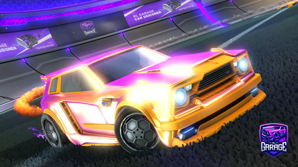 A Rocket League car design from gigi_2008