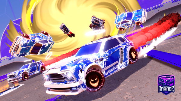 A Rocket League car design from HUGONITE14
