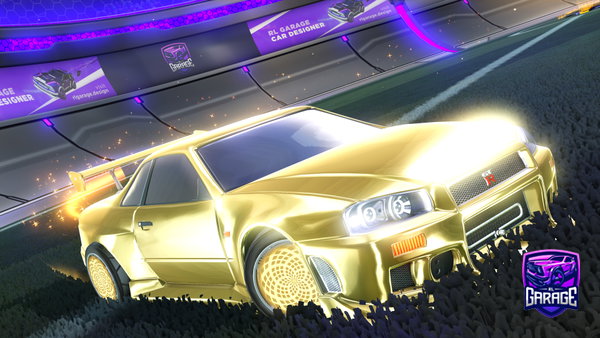 A Rocket League car design from PSN_wleed-_-1231