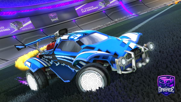A Rocket League car design from R3KTGoldFish