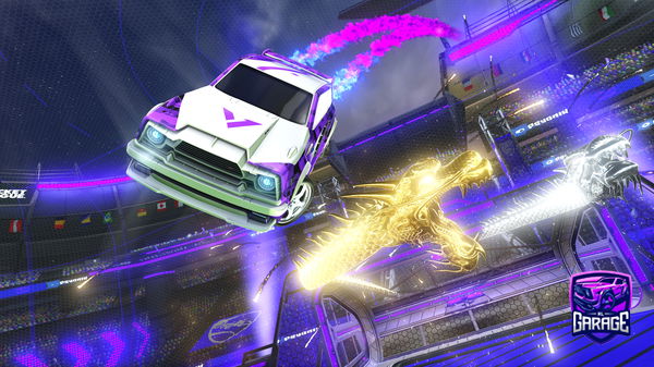 A Rocket League car design from weidth