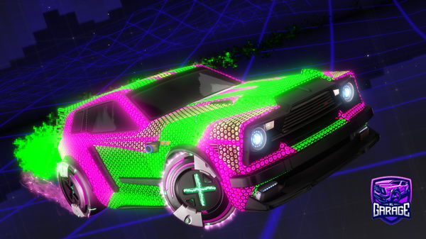 A Rocket League car design from Hyperventilation
