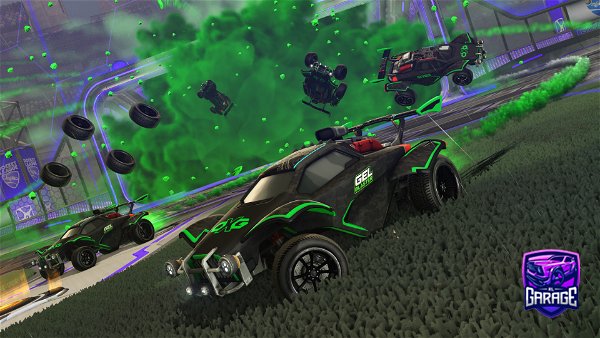 A Rocket League car design from Vfast