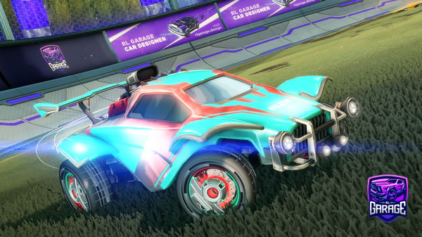 A Rocket League car design from aAAubin