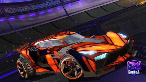 A Rocket League car design from Cayden693