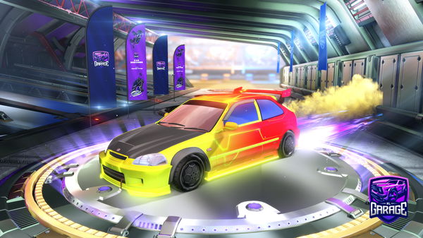 A Rocket League car design from Signal-pug