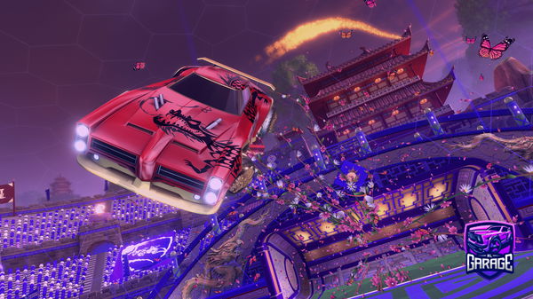 A Rocket League car design from Hitomii