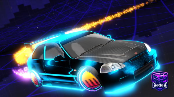 A Rocket League car design from Blackfox21