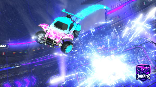 A Rocket League car design from LUKAMAKESTRADES