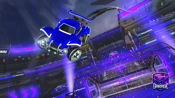 A Rocket League car design from pxlard