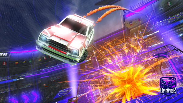 A Rocket League car design from Asilbzdg
