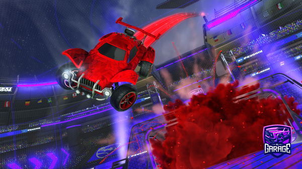 A Rocket League car design from VERTEX-210