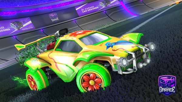 A Rocket League car design from MRBusterino