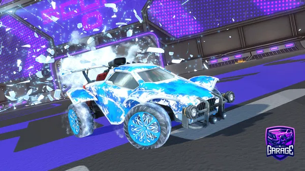 A Rocket League car design from Fedello47