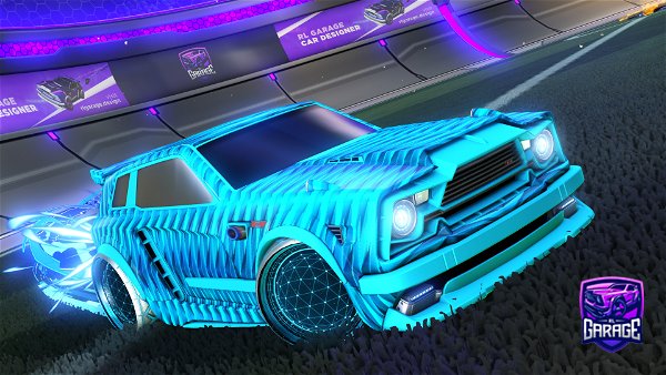A Rocket League car design from SaltyzWashed