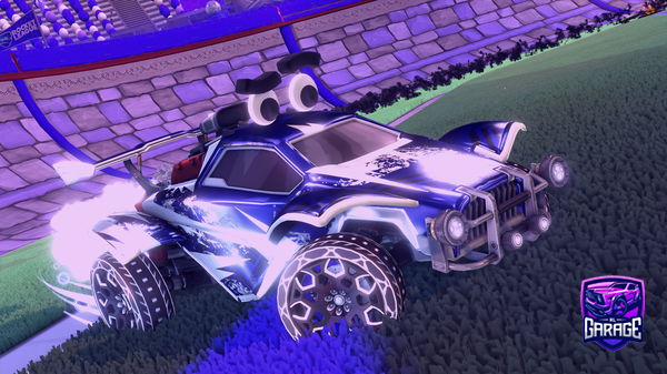 A Rocket League car design from UKnowTheRules