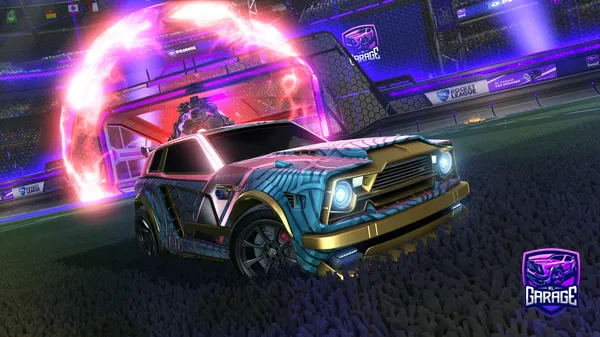 A Rocket League car design from Blackboostneededx