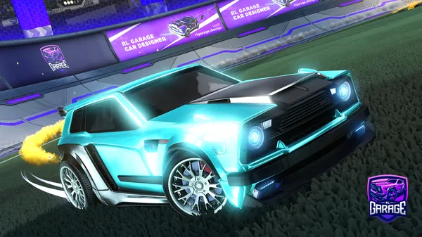 A Rocket League car design from Ascetik
