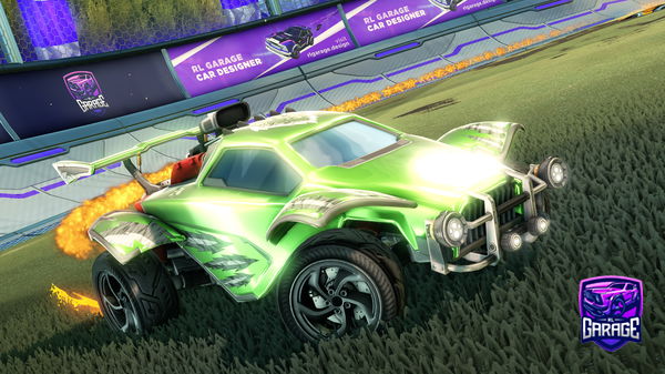 A Rocket League car design from palmtreezs