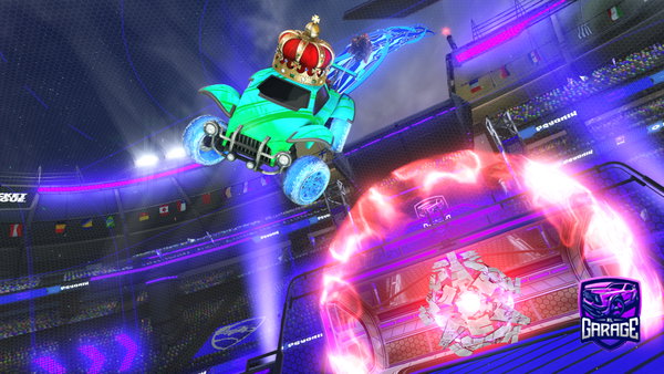 A Rocket League car design from Shazaingameryt12