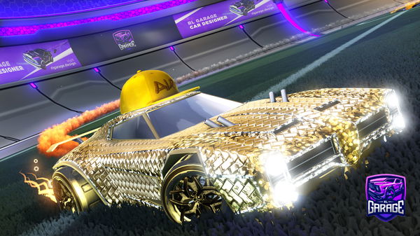 A Rocket League car design from superchitarra