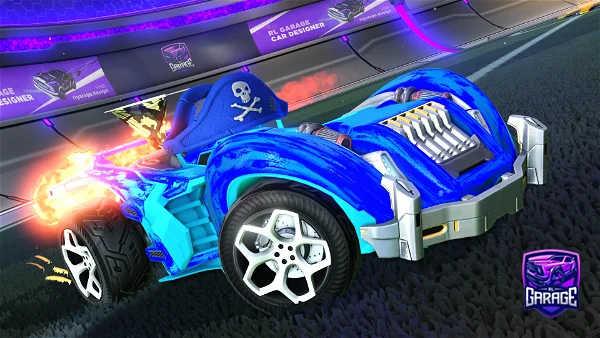 A Rocket League car design from MintyJJXD
