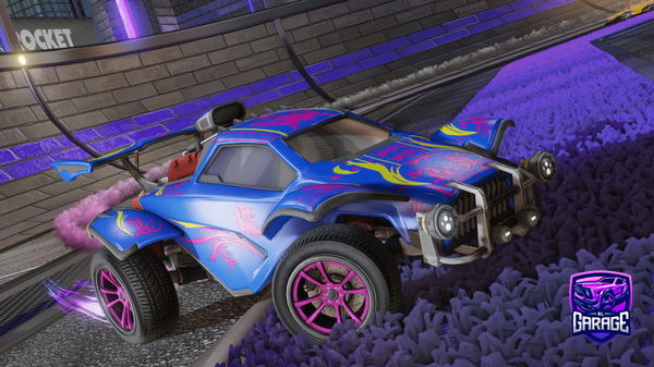 A Rocket League car design from Miresy